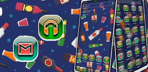Bottle Pattern Launcher Theme screenshot 5