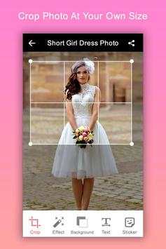 Short Dress Girl Photo Montage 1 تصوير الشاشة