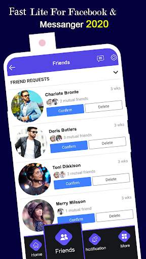 Fast Lite For Facebook & Messenger 2020 скриншот 4