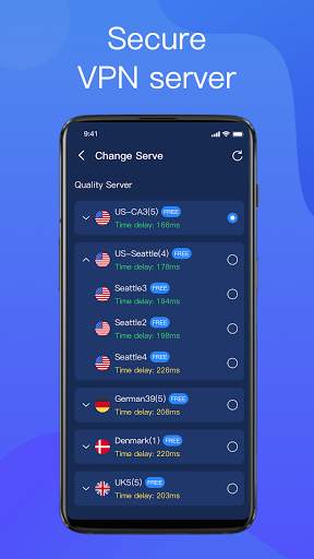 SuperBlueVPN Pro Free VPN Client screenshot 3