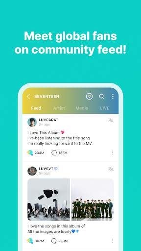 Weverse screenshot 3