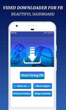 VideoDownloader For Facebook:HD Video Downloader 2 تصوير الشاشة