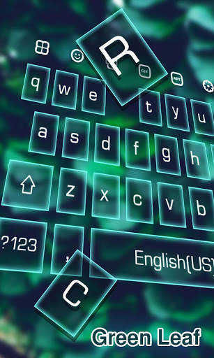 Green leaf Photo Keyboard screenshot 2