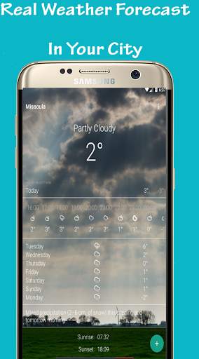 ☂ Real Weather Forecast screenshot 1