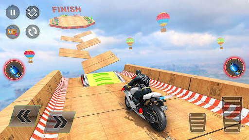 Mega Ramp Stunt Bike Games 3D screenshot 1