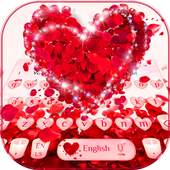 Red Rose Keyboard Theme 10001002