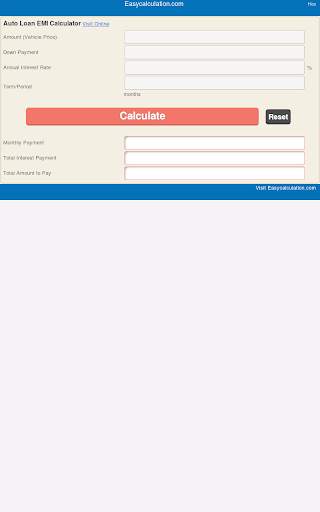 Auto Loan EMI Calculator screenshot 3