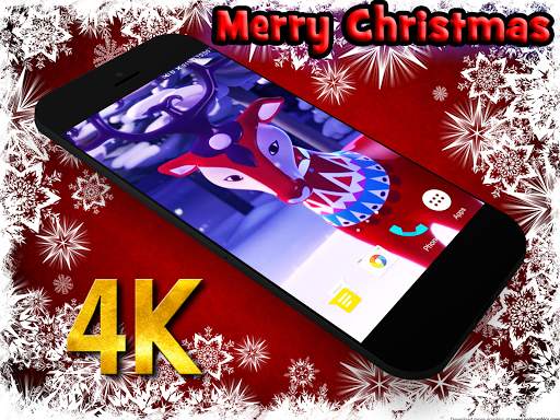 Christmas Deer Live Wallpaper screenshot 1