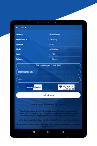 FREE ATT Network Mobile SIM Unlocker for Samsung screenshot 10