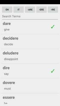 Italian Verb Blitz screenshot 2