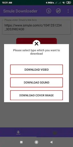 Download video, sound for Smule - SDownloader screenshot 2
