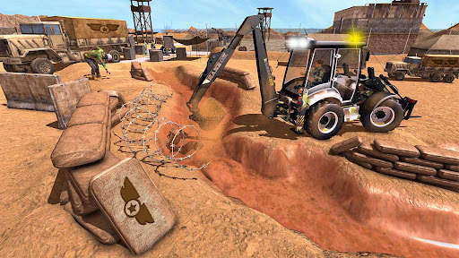 Army JCB Game Excavator Crane screenshot 3