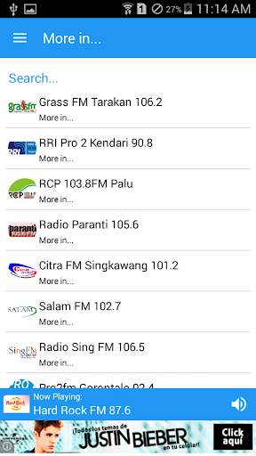 Radio Indonesia screenshot 1