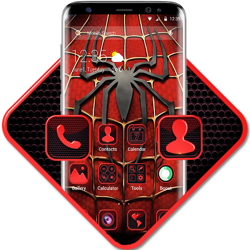 ikon Red Spider Theme APUS Launcher