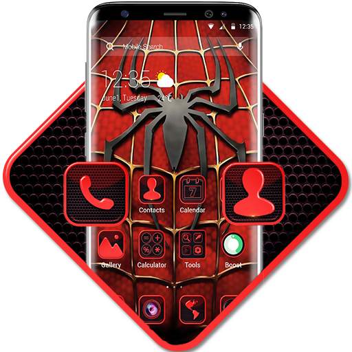 Red Spider Theme APUS Launcher 44.0.1001