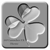Gray GO Launcher EX Theme 1.0