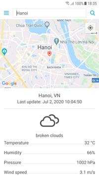Dự báo thời tiết screenshot 1