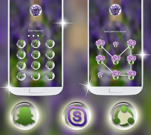 Lavender Launcher Theme screenshot 5
