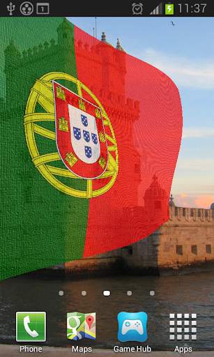 Portugal Flag Live Wallpaper screenshot 1
