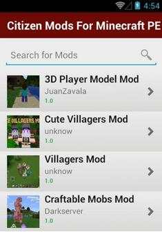 Citizen Mods For Minecraft PE screenshot 2