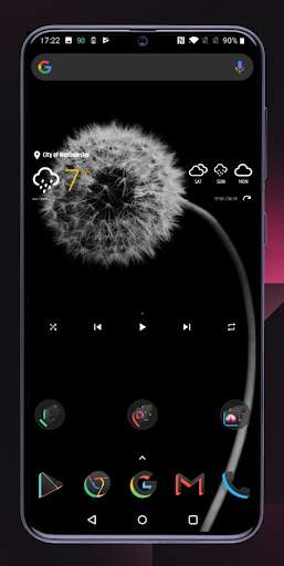Launcher and fingerprint screenshot 1