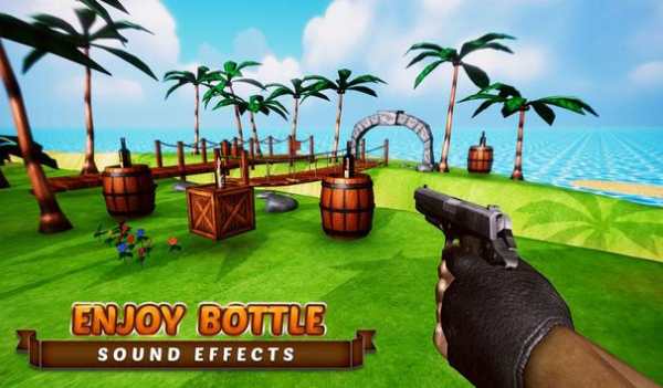 Real Action Bottle Shooter Gun Strike Expert Game screenshot 6