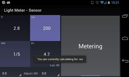 Old - Light Meter Tools - Free screenshot 7