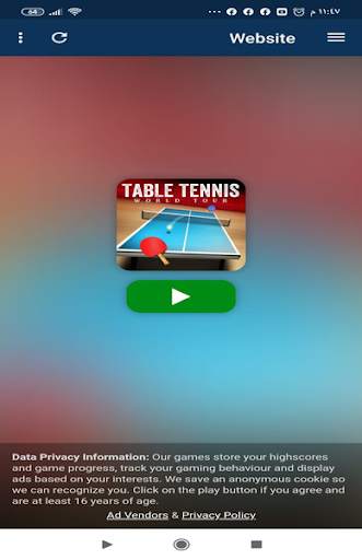 TABLE TENNIS GAME screenshot 2