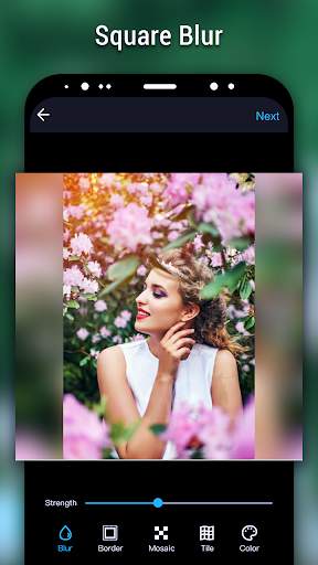 Blur Photo Editor Square Blur screenshot 1