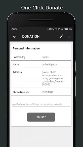Donation Vadodara screenshot 2