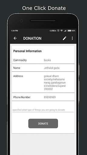 Donation Vadodara screenshot 2