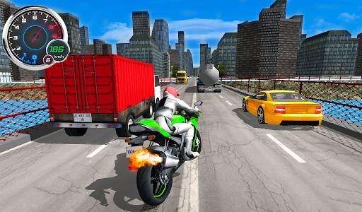 Moto Traffic 3D screenshot 1