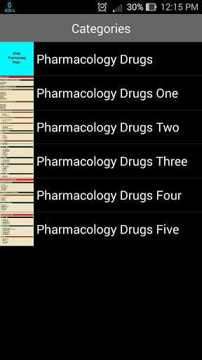 Whole Pharmacology Drugs screenshot 3