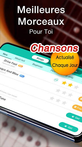 Real Guitare Gratuite - Jeu de Rythme & Accords screenshot 4