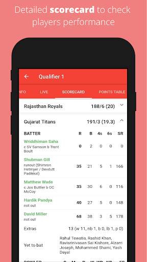 CricRed - Live Cricket Score screenshot 5