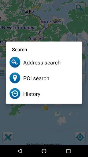 Map of Hong Kong offline screenshot 2