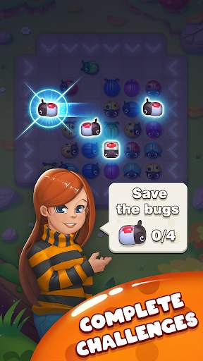 Beetle Match: Match 3 Game 4 تصوير الشاشة