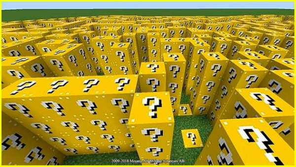 Lucky block mod for MCPE - try your luck screenshot 1