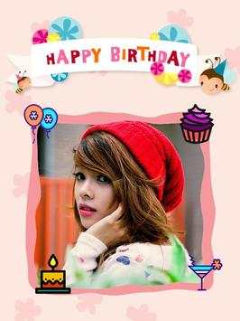 Happy Birthday Photo Frame Special Stickers screenshot 1