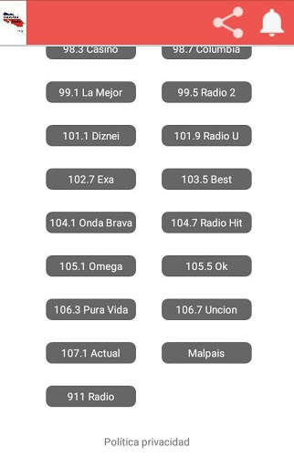 Costa Rica Radio y Tv screenshot 3