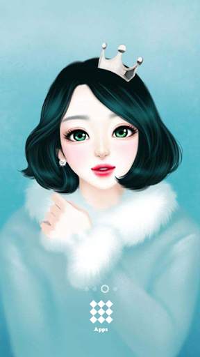 Cute Laurra Girl Princess Wallpaper screenshot 4