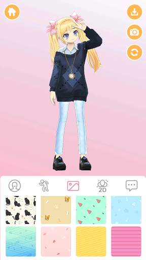 Girl-Styledoll Fashion Show - 3D Avatar maker screenshot 2