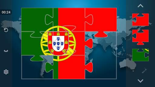 Puzzle - National Flag Games screenshot 3