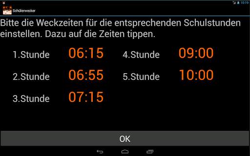 Schülerwecker Lite screenshot 7