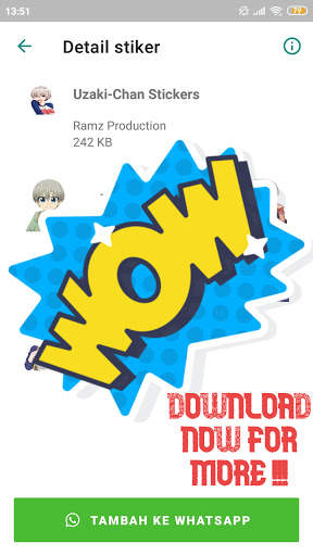 Cute Anime Sticker For WA screenshot 6
