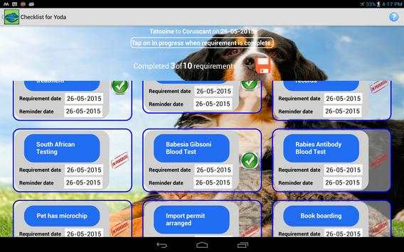 Pet Travel Checklist App screenshot 3