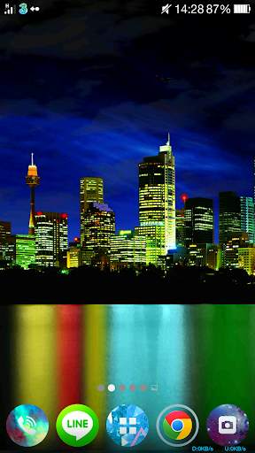 City at Night Live Wallpaper screenshot 4