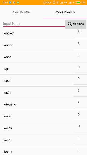 Kamus Inggris Aceh screenshot 4