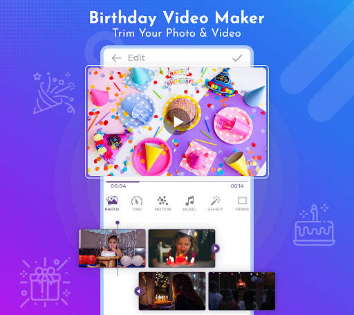 Birthday Video Maker screenshot 2