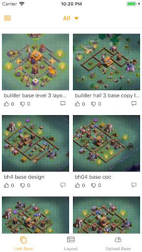 Bases layout for Coc (with copy link) screenshot 1